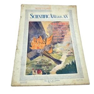 1914 Scientific American Magazine September 5 World War I Issue